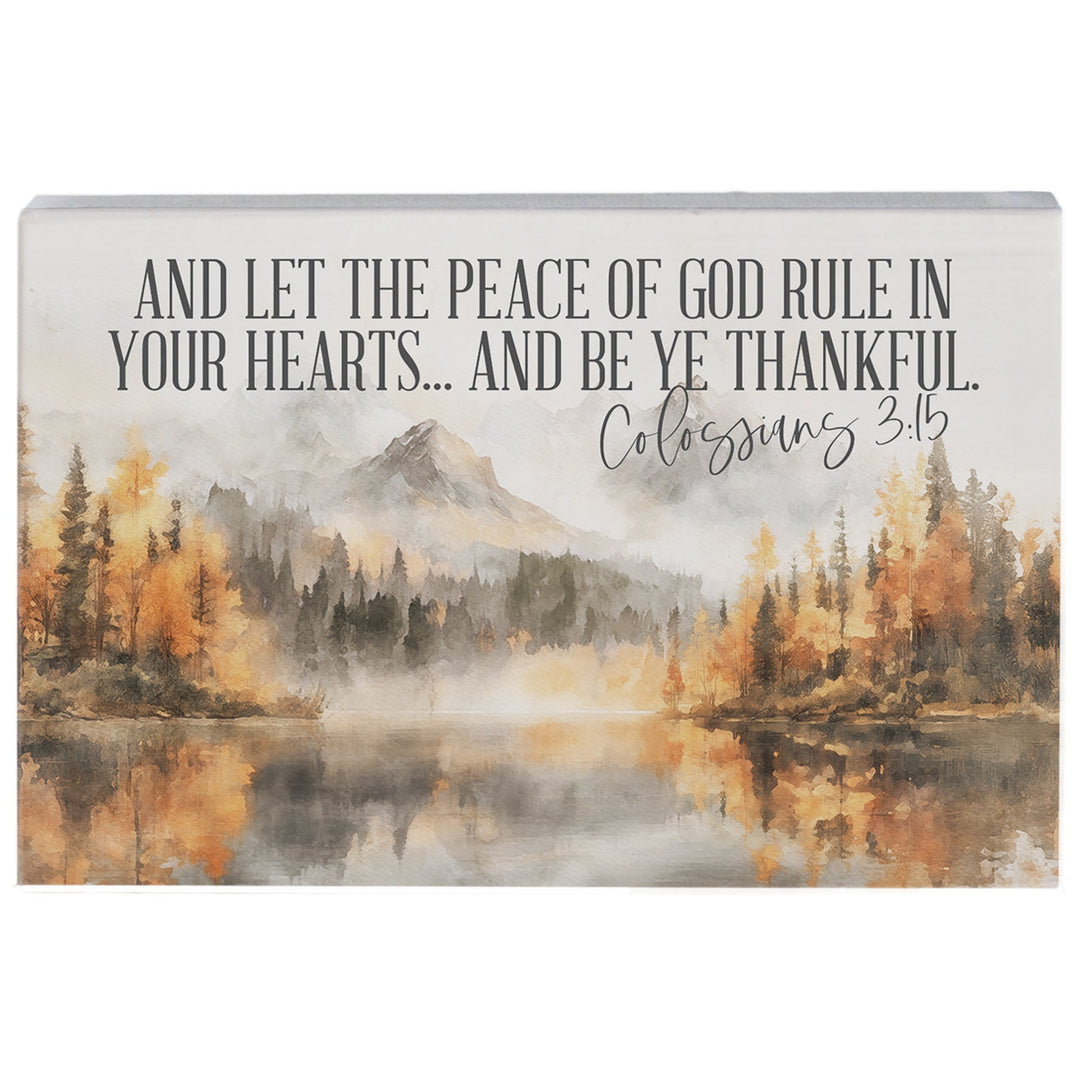 Colossians 3:15 Fall Scene