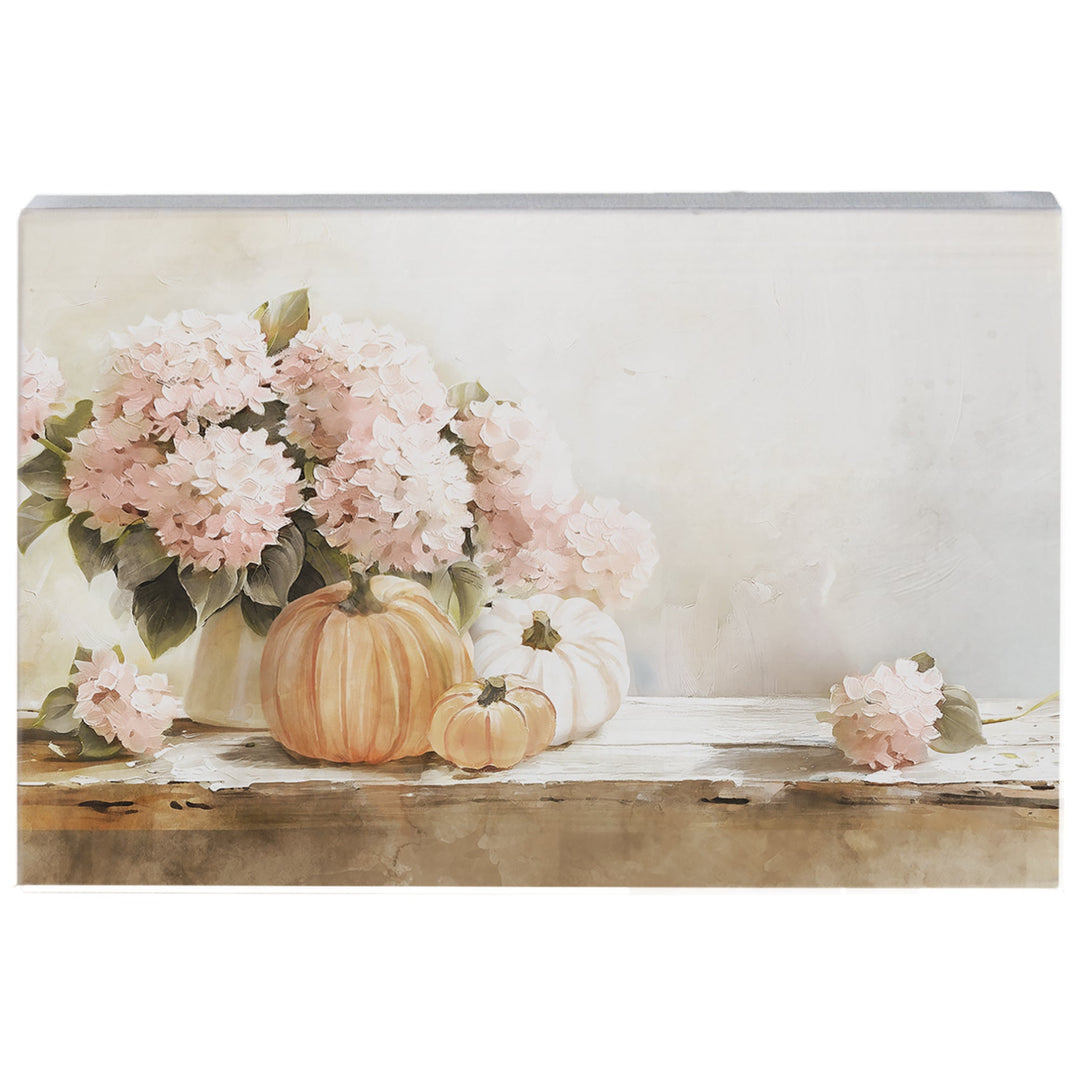 Hydrangea Vase Pumpkins