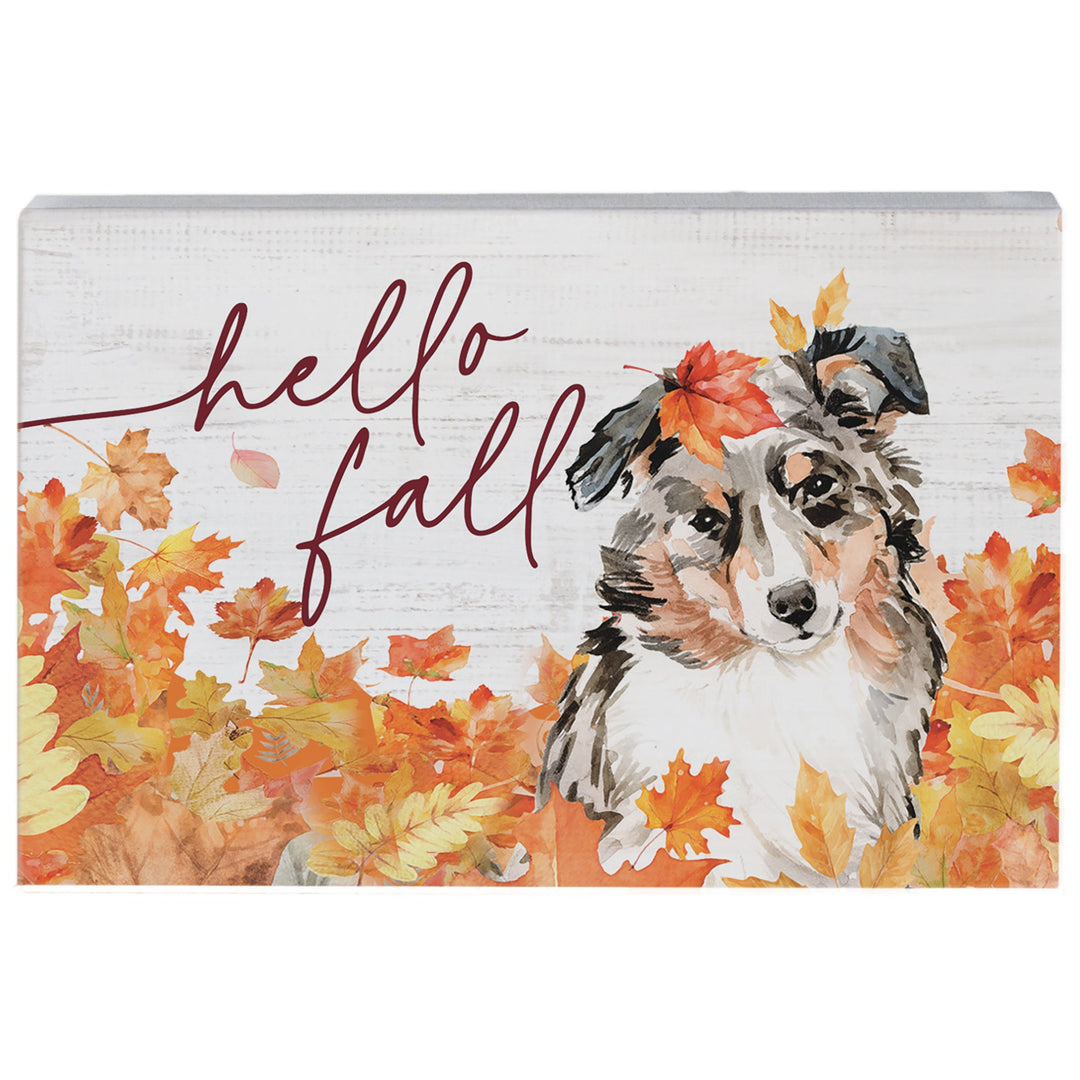 Hello Fall Dog