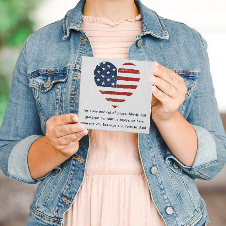 Every Moment Heart Flag