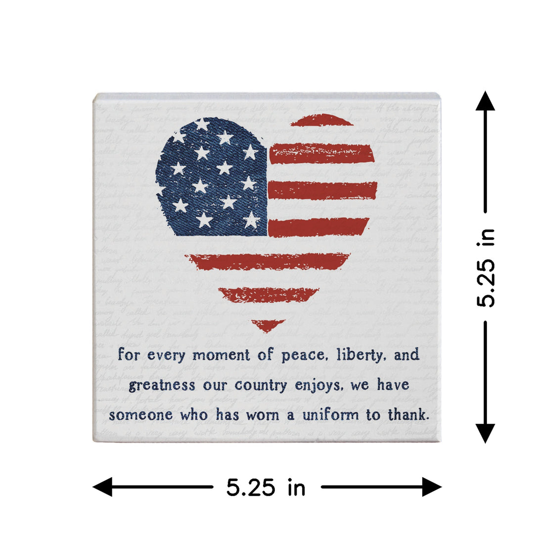 Every Moment Heart Flag