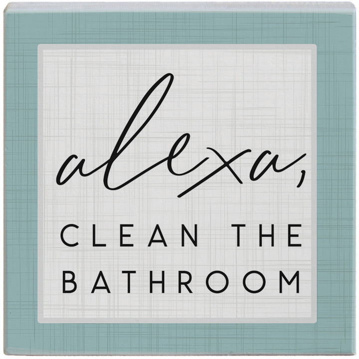 Alexa Bathroom Blue