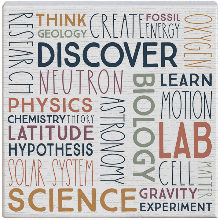 Science Word Collage