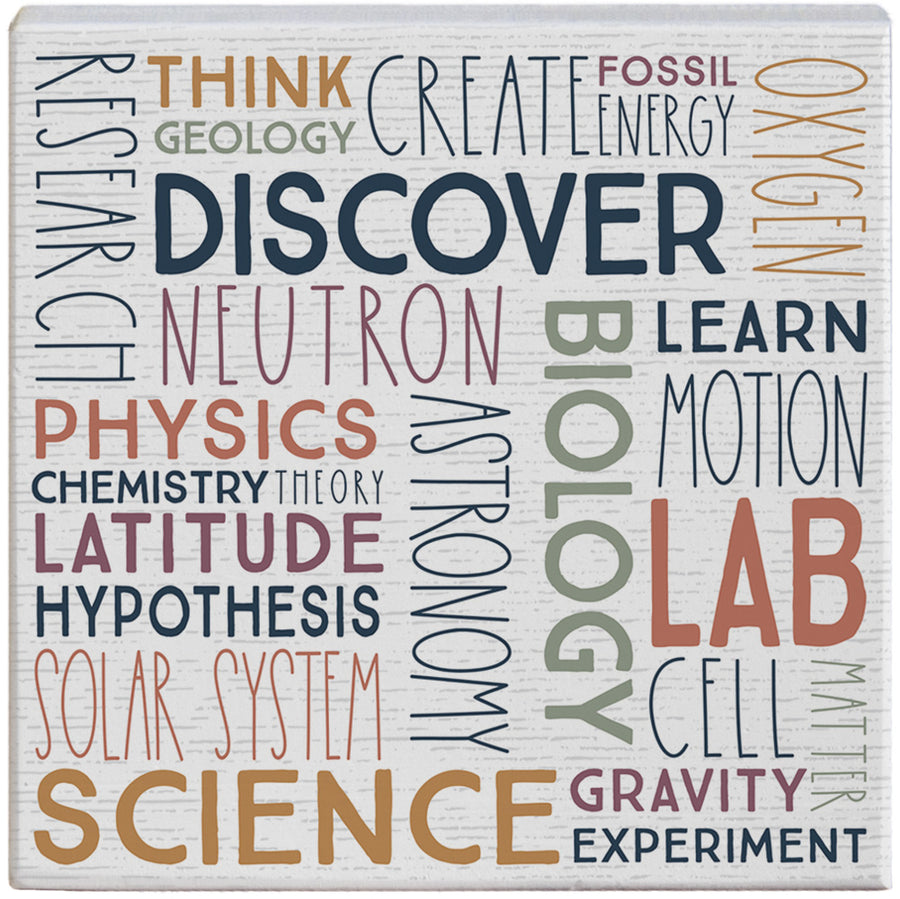 Science Word Collage