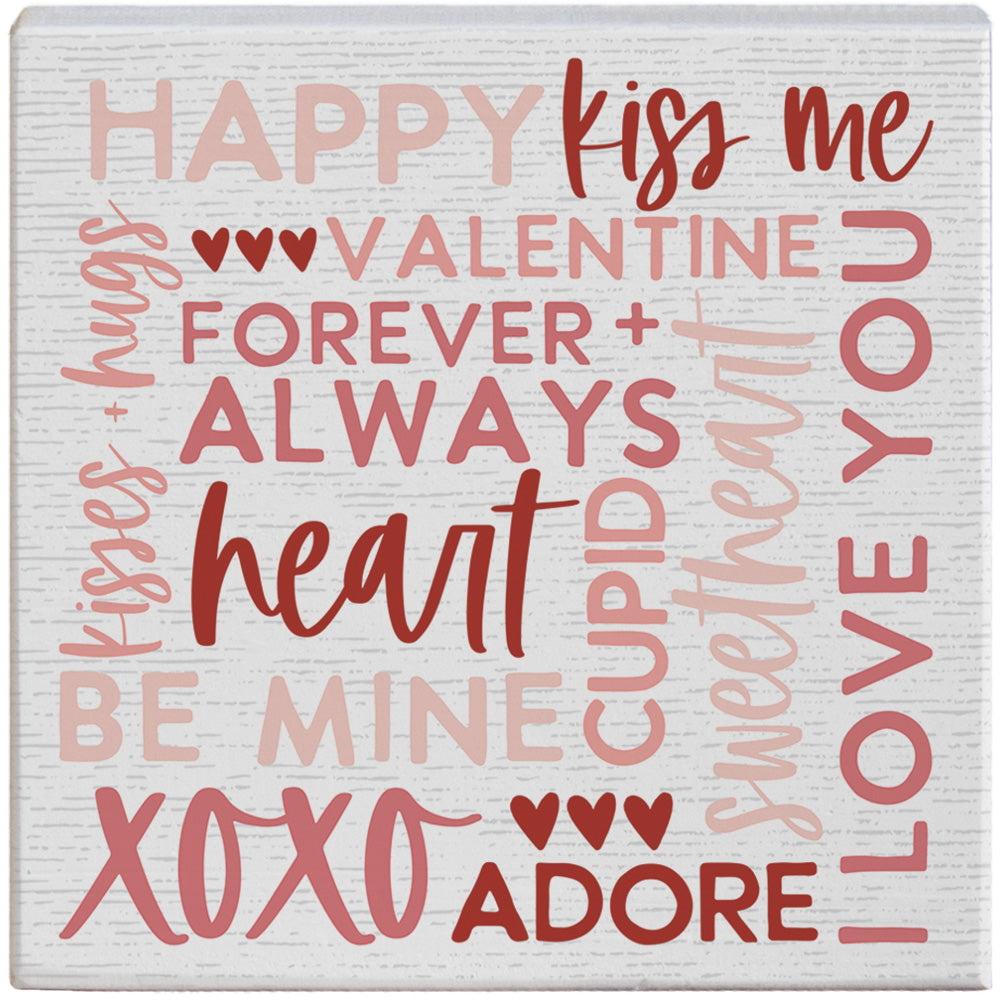 Valentine Word Collage