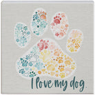 I Love My Dog Paw PER