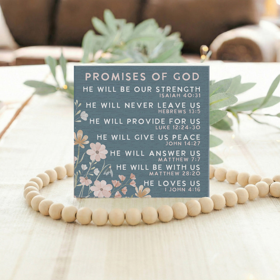 Promises Of God Blue