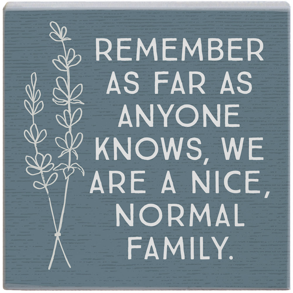 Nice Normal Family