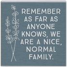 Nice Normal Family