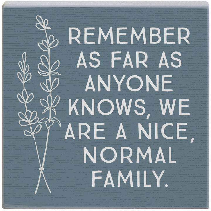 Nice Normal Family