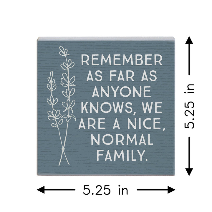 Nice Normal Family