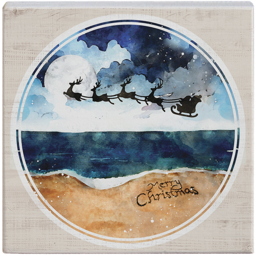 Beach Santa Sleigh 