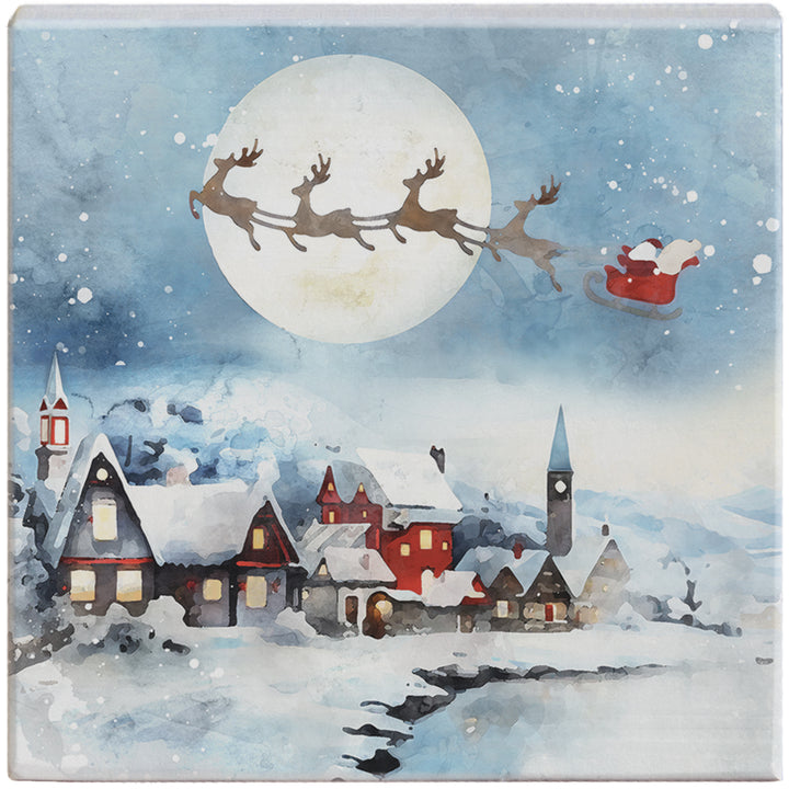 Santa Sleigh Flying