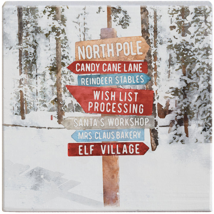 North Pole Sign