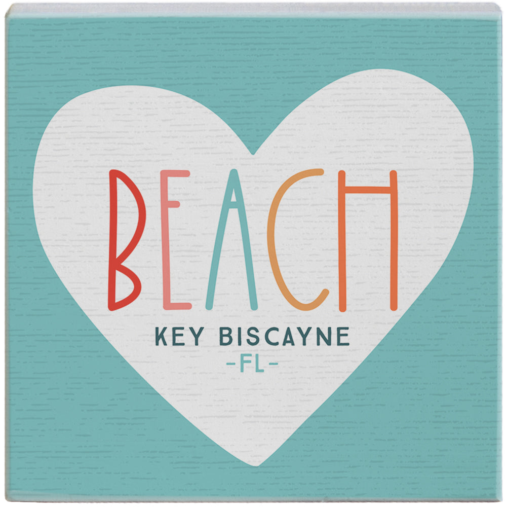 Beach Heart Colorful PER LOC