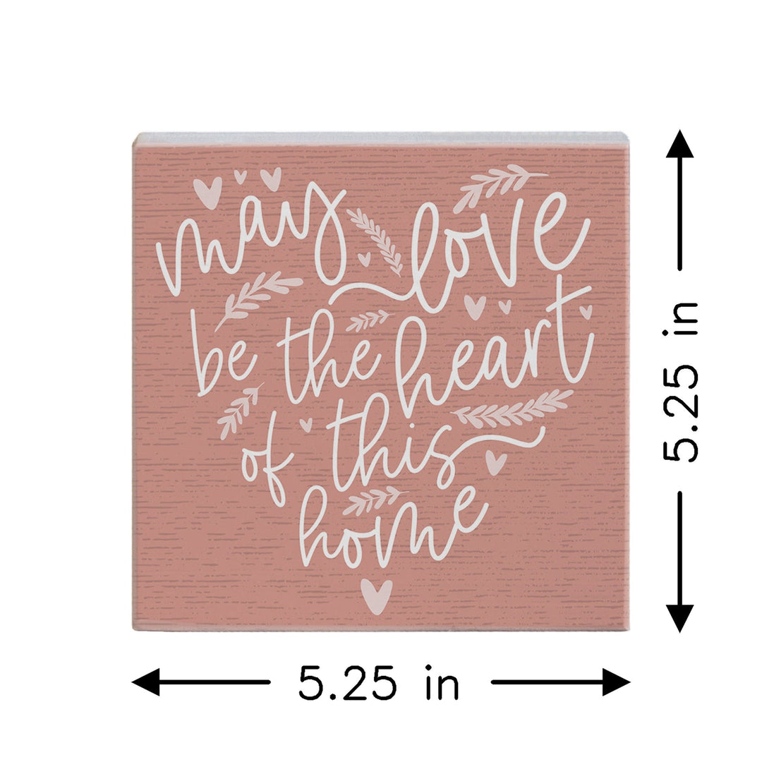 May Love Heart Pink