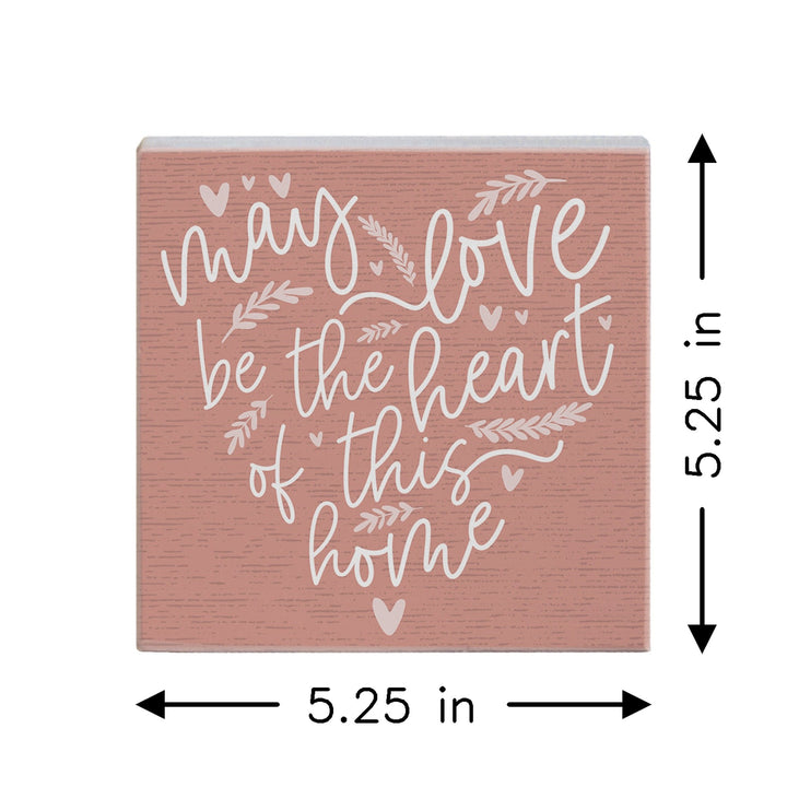 May Love Heart Pink