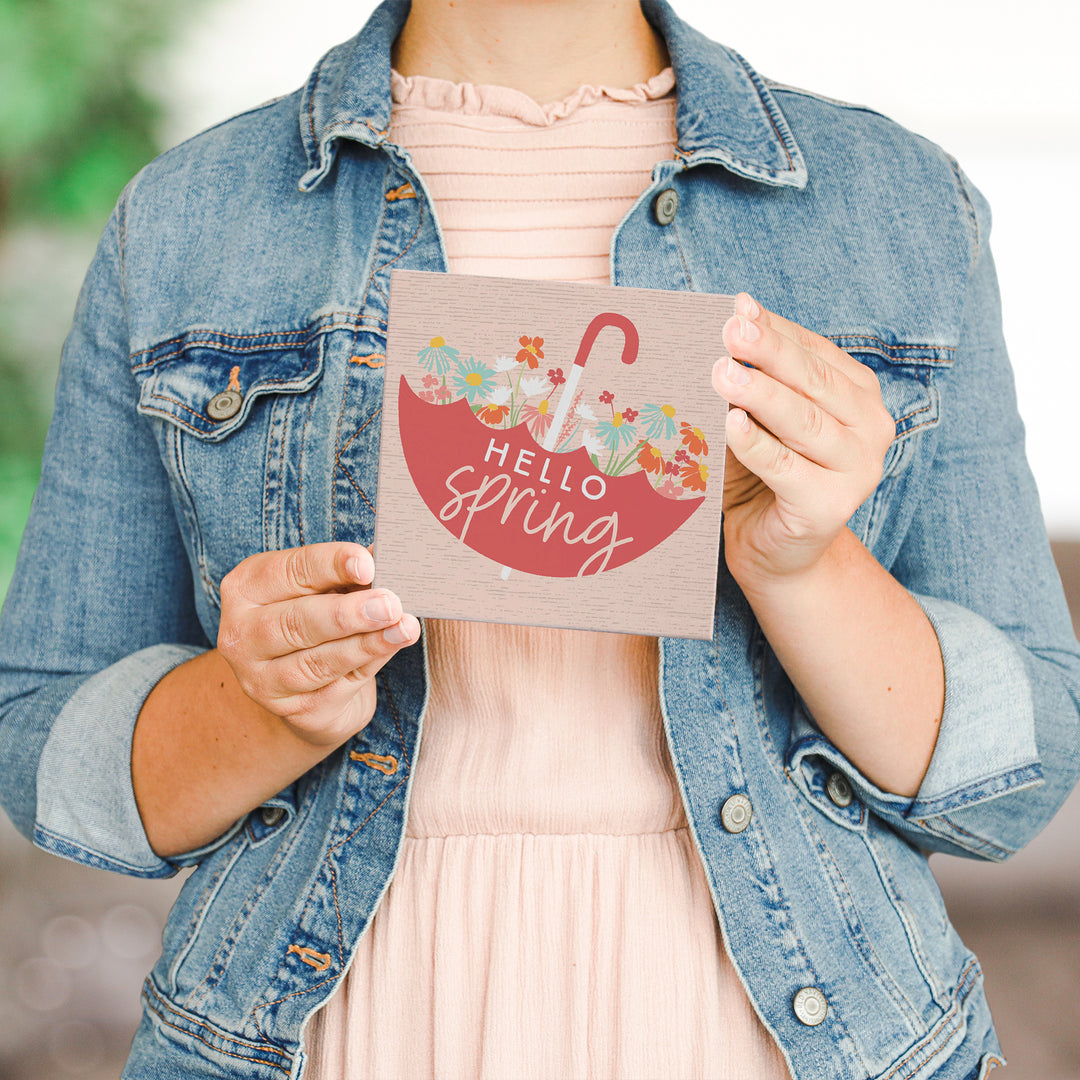 Hello Spring Umbrella