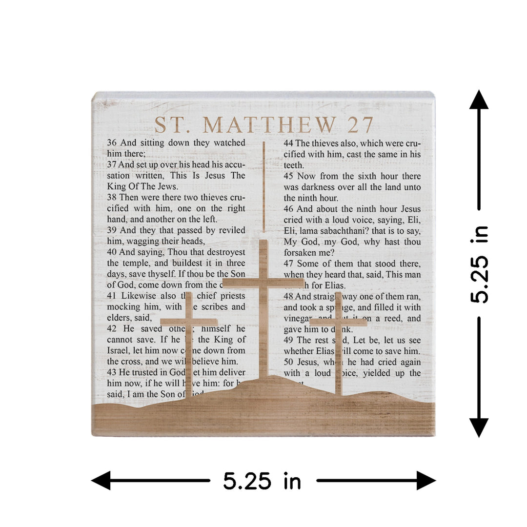 Matthew 27 Crosses