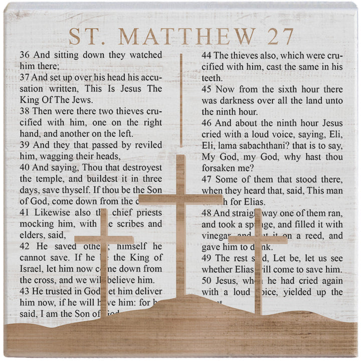 Matthew 27 Crosses