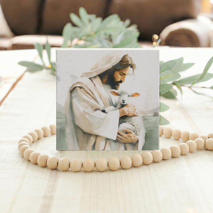 Jesus Holding Lamb