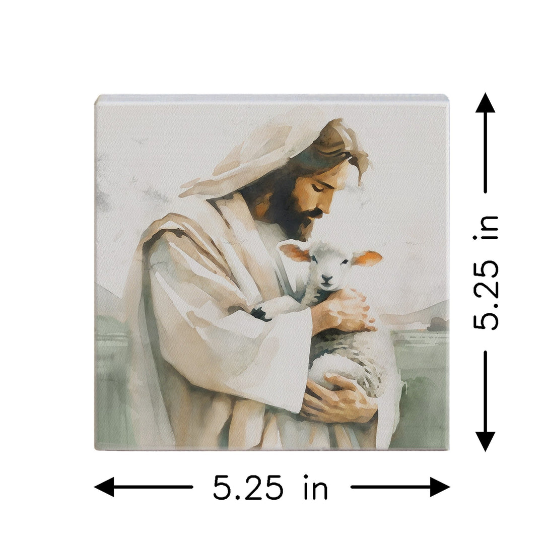 Jesus Holding Lamb