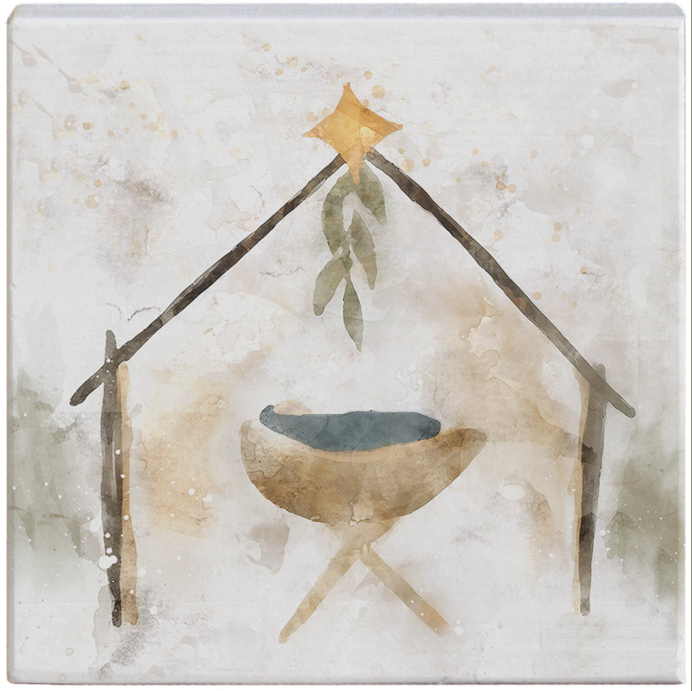 Watercolor Manger