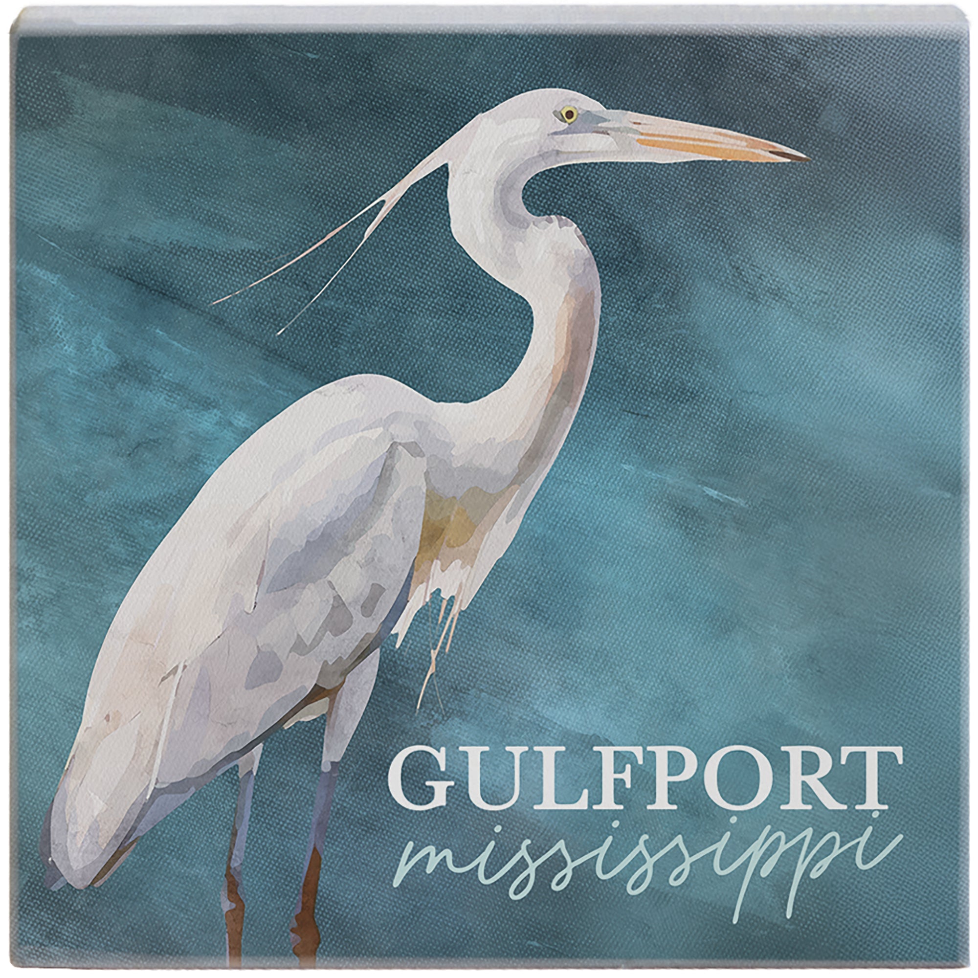 Egret Blue Art LOC