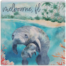 Manatees Beach Scene LOC