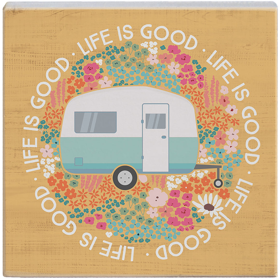 Life Good Floral Camper