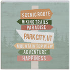 Mountains Arrow Sign LOC