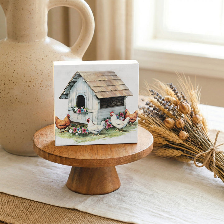 Floral Chicken Coop