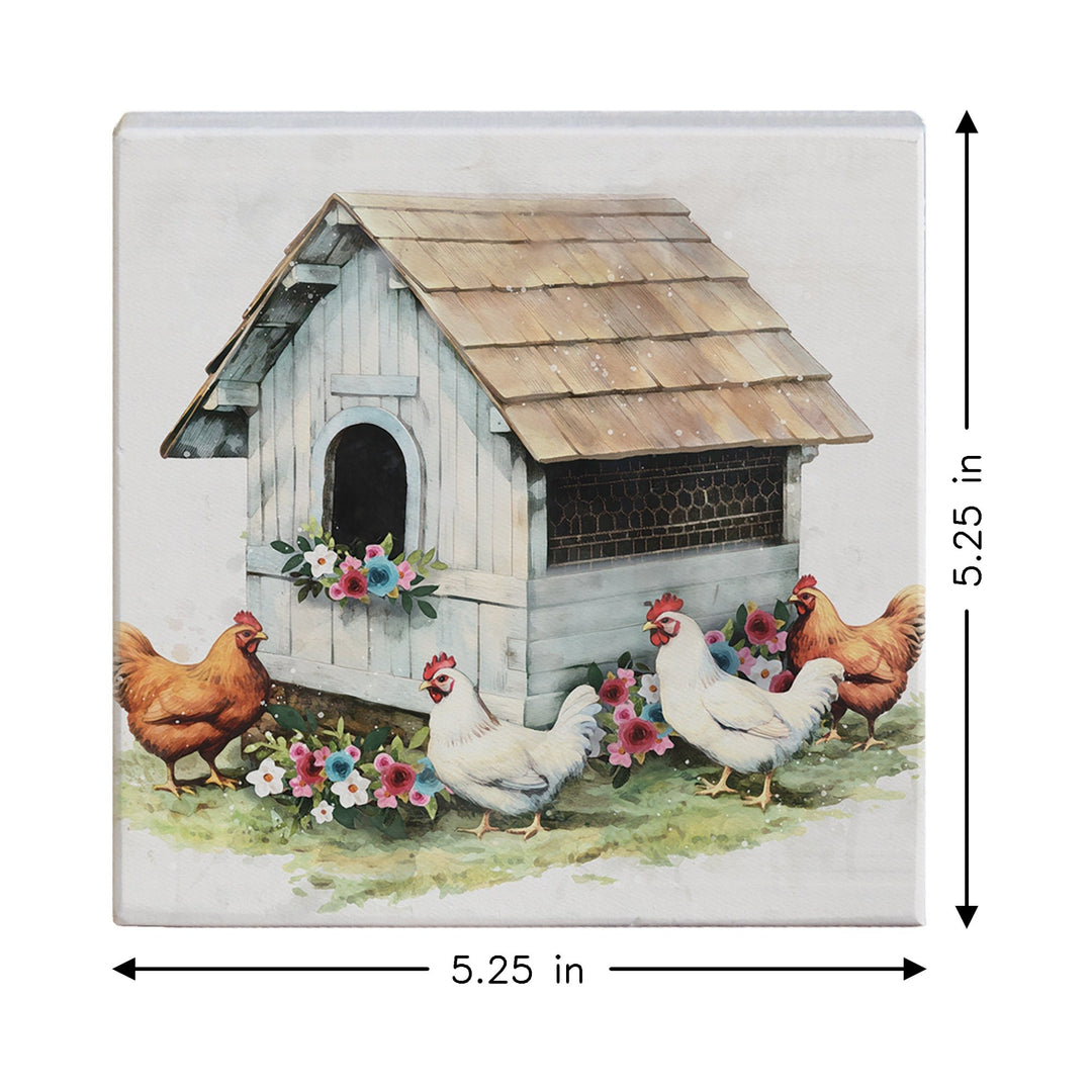 Floral Chicken Coop
