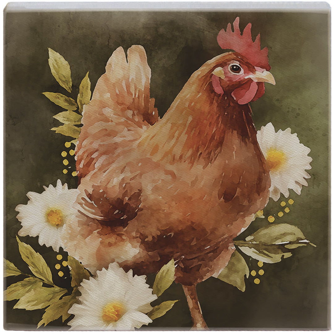 Floral Chicken 