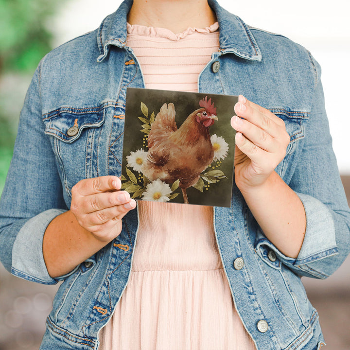 Floral Chicken