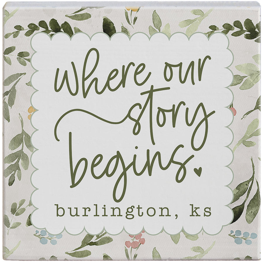 Story Begins Leaves LOC