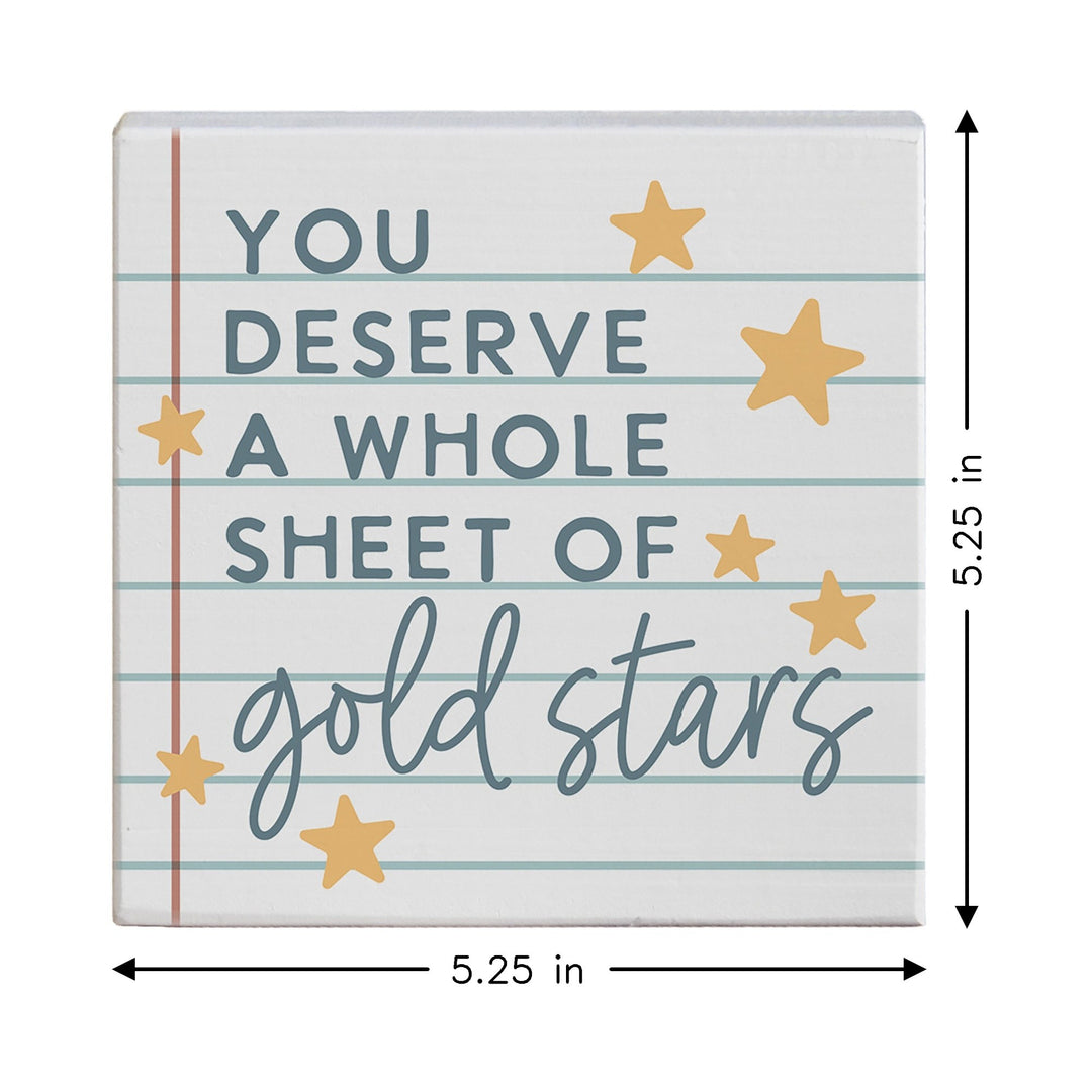 Deserve Gold Stars