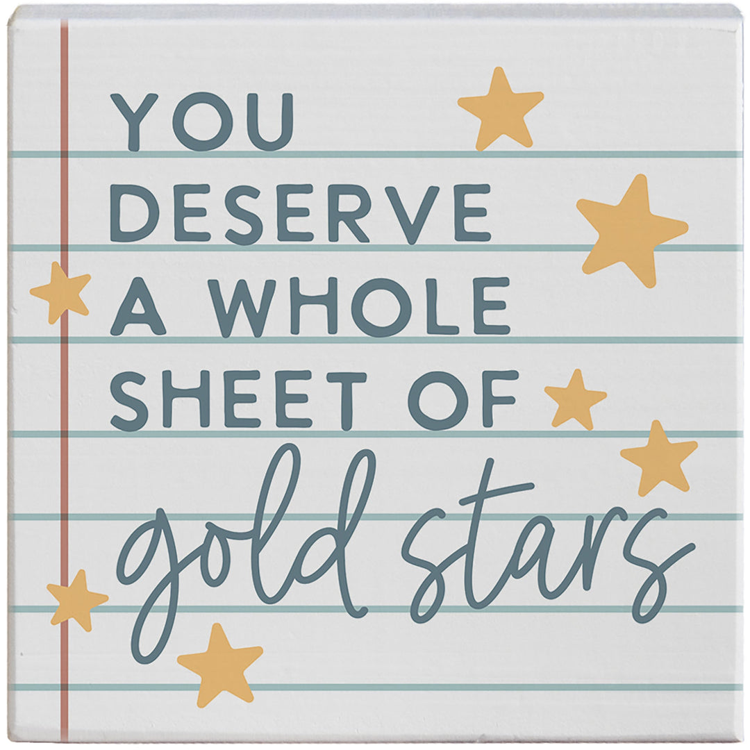 Deserve Gold Stars