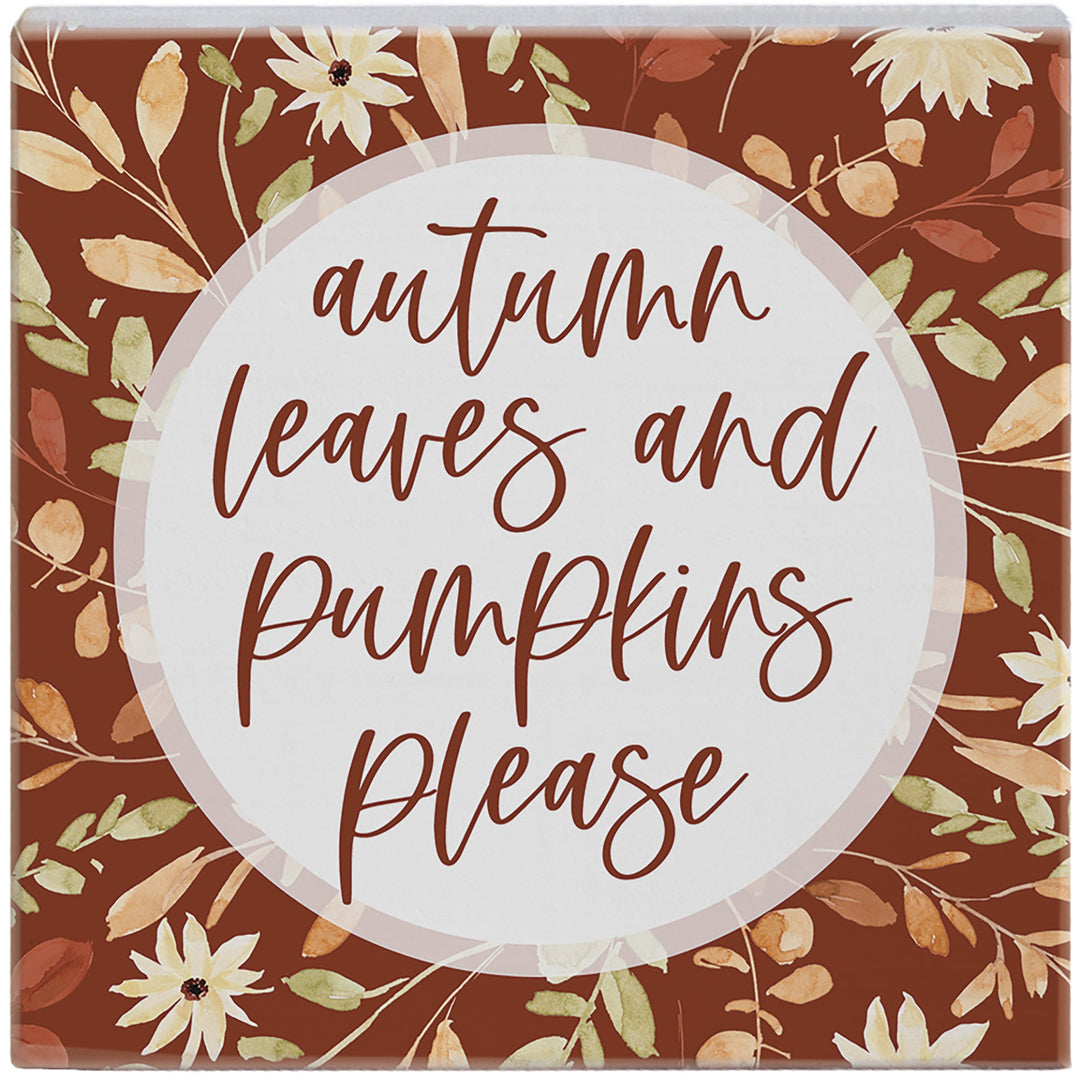 Leaves Pumpkins Please