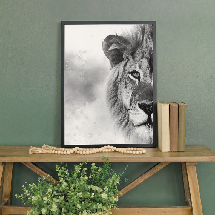B&W Lion