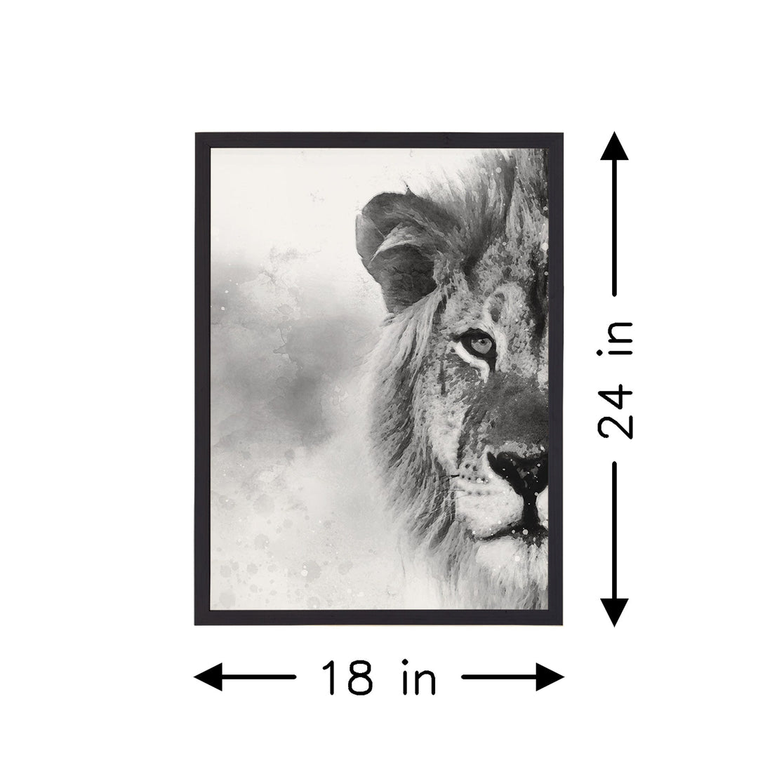 B&W Lion
