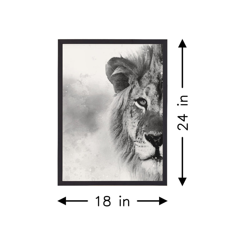B&W Lion