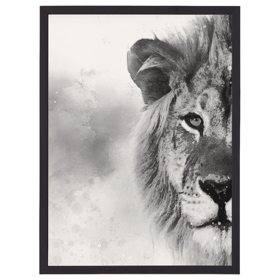 B&W Lion