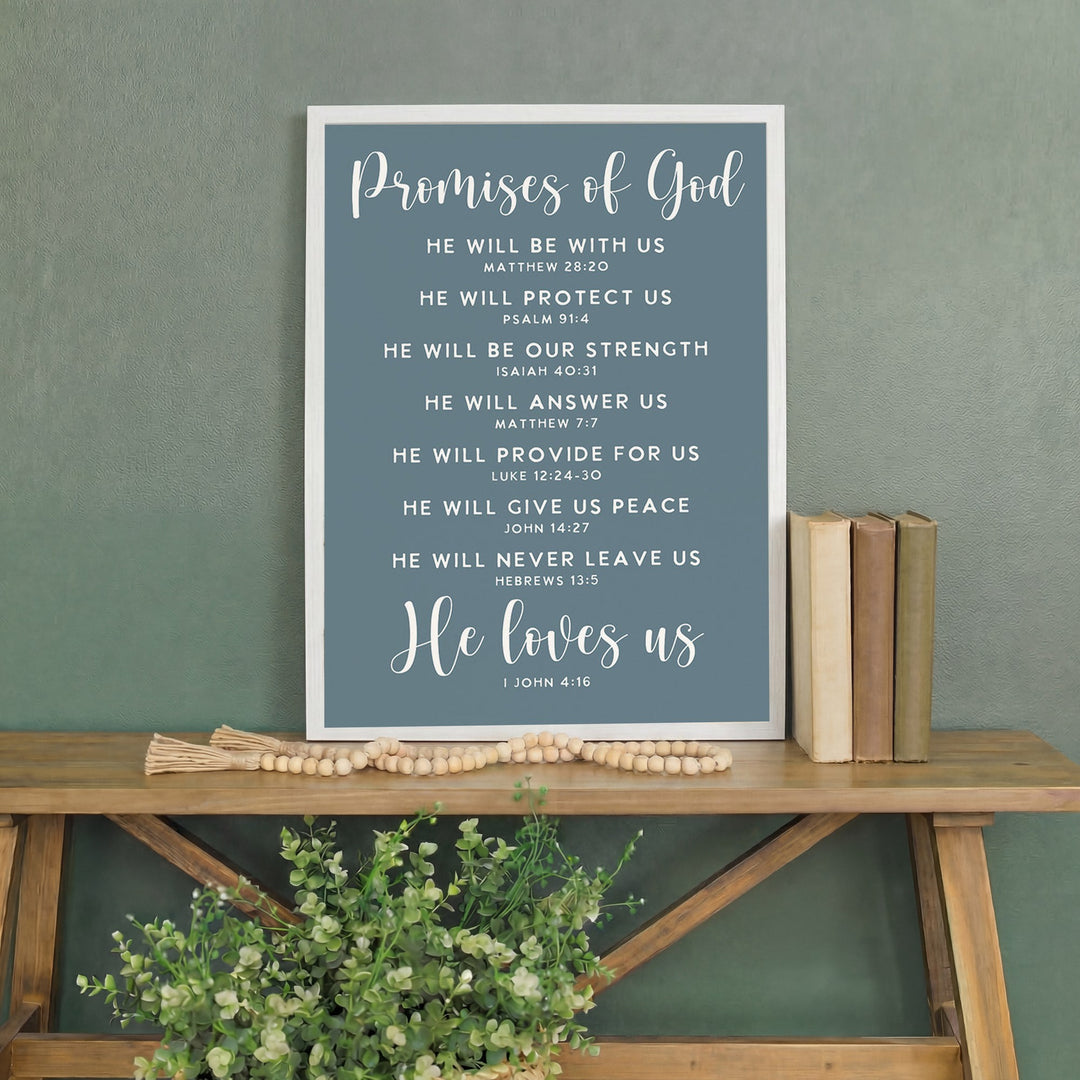 Promises Of God Blue