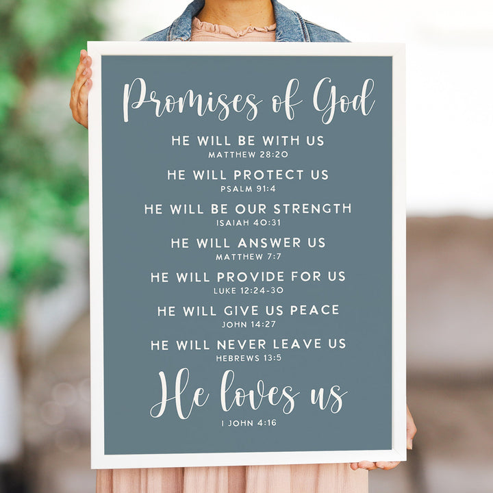 Promises Of God Blue