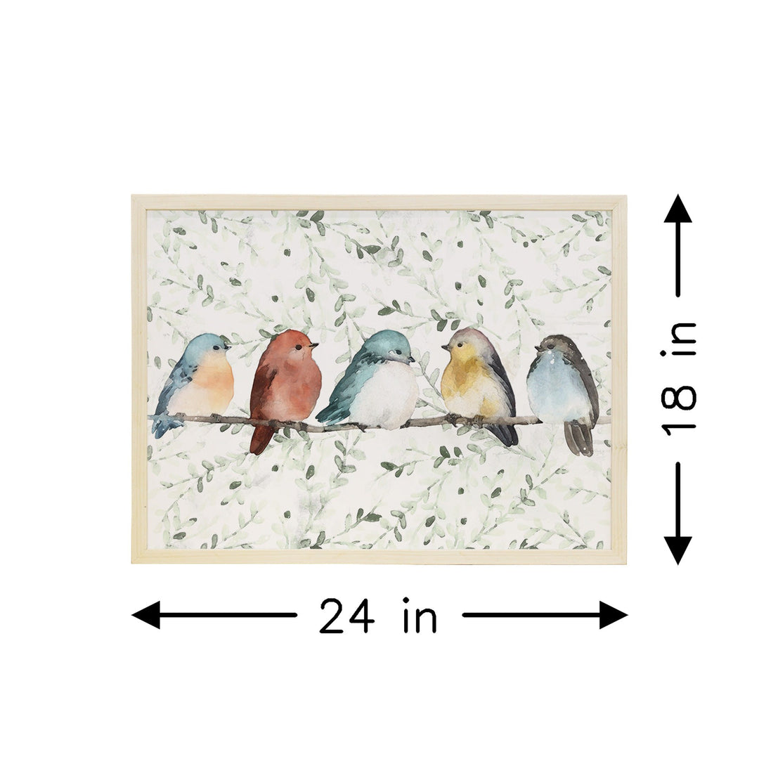 Birds Leaf Pattern