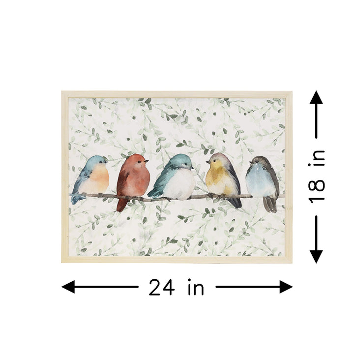 Birds Leaf Pattern