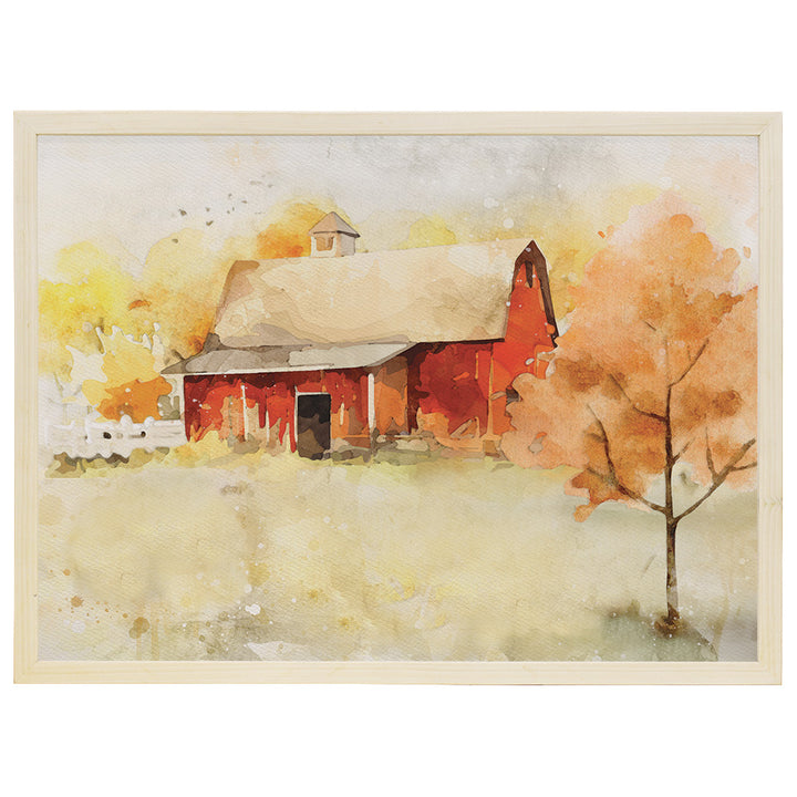 Fall Barn Scene