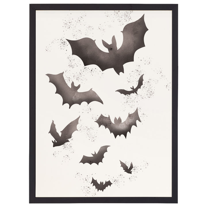 Watercolor Bats