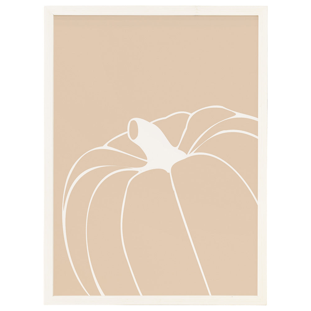 Tan Pumpkin Line Art